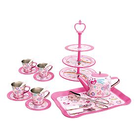 Bino Service à thé pour enfants et présentoir à pâtisseries, Bino