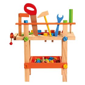Bino Table de travail pour enfants avec outils