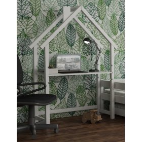 Bureau cabane FRANK - blanc, Litdrew