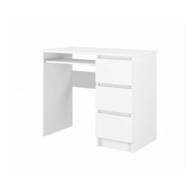 Bureau enfant LULU - blanc lisse, BabyBoo