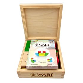 Blocs en bois et magnétiques WABI, 20 éléments