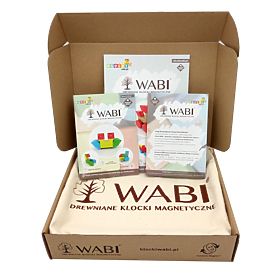 Blocs en bois-magnétiques WABI, 40 éléments