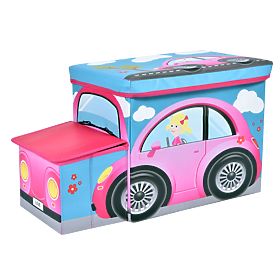 Boîte à jouets Voiture rose