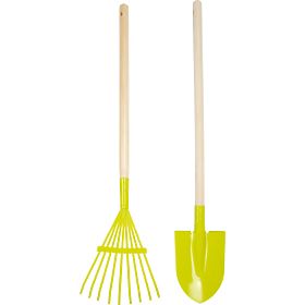 Brouette Small Foot avec outils de jardin
