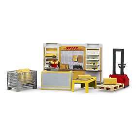 Bruder BWORLD Point Relais DHL avec accessoires