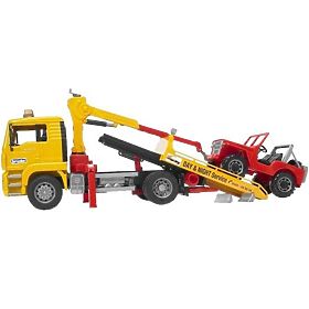 Bruder Camion de dépannage MAN et Jeep