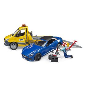 Bruder Camion de Remorquage MB Sprinter avec Voiture de Sport