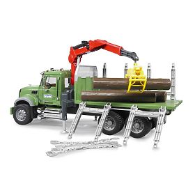 Bruder Camion MACK Granite transporteur de bois, Bruder