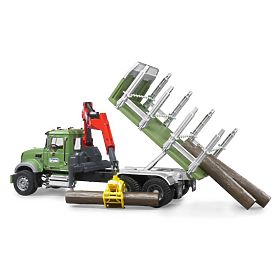 Bruder Camion MACK Granite transporteur de bois