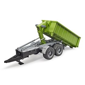 Bruder Camion Vert avec Conteneur Basculant échelle : 1:16