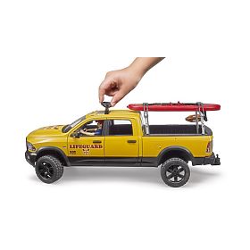 Bruder Dodge RAM de la garde côtière avec sauveteur et accessoires, Bruder