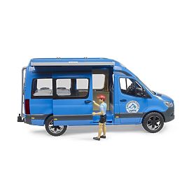 Bruder MB Sprinter Camper avec conducteur et accessoires