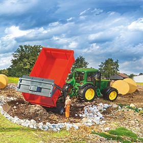 Bruder Remorque avec paroi arrière automatique