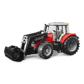 Bruder Tracteur MASSEY FERGUSON 7624 avec chargeur frontal