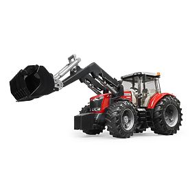 Bruder Tracteur MASSEY FERGUSON 7624 avec chargeur frontal