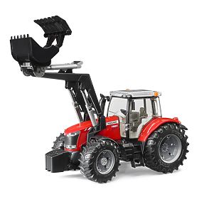 Bruder Tracteur MASSEY FERGUSON 7624 avec chargeur frontal