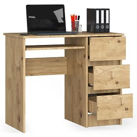 BUREAU A-6 CLP CHÊNE ARTISAN DROIT