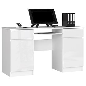 BUREAU CLP A5 2D 2T PK BLANC BRILLANT