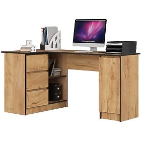 BUREAU D'ANGLE B20 CLP GAUCHE PK CHÊNE CRAFT