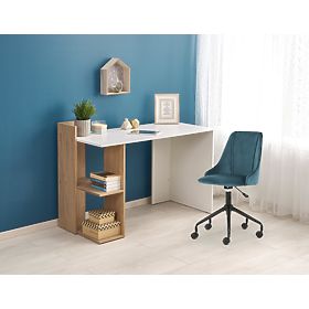Bureau FINO - chêne doré / blanc