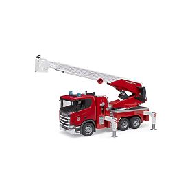 Camion de pompiers Scania avec échelle Bruder, Bruder