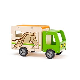 Camion en bois pour le transport de chevaux
