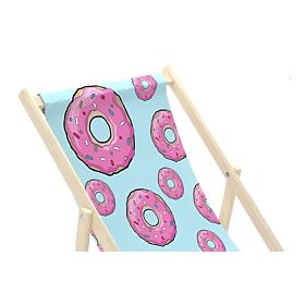 Chaise de plage Pink Donuts, Chill Outdoor