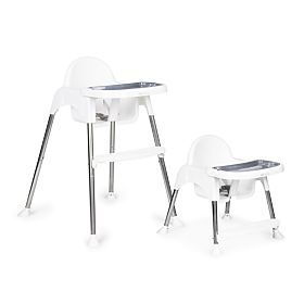 Chaise haute 2 en 1 avec plateau et ceintures ECOTOYS, EcoToys