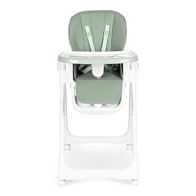 Chaise haute réglable en hauteur, cuir écologique, ceintures, double plateau ECOTOYS, EcoToys