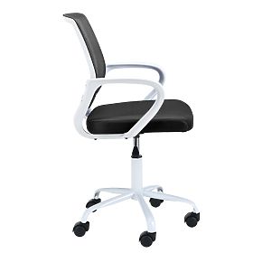 CHAISE PIVOTANTE FD-6 BLANC / NOIR