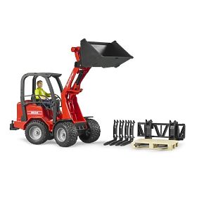 Chargeur rouge SCHÄFFER 2034 Bruder avec figurine et accessoires