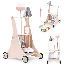 Chariot de nettoyage en bois ECOTOYS