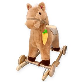 Cheval à bascule avec carotte