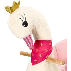 Cheval à bascule Reine des cygnes avec roues