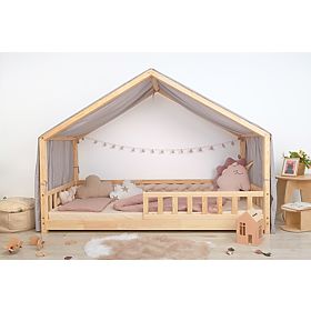 Ciel de lit pour lit bébé Leola Hip - gris