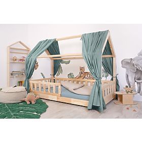 Baldaquin pour lit cabane Tea - vert
