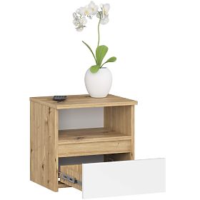 COMMODE CL1 PK CHÊNE ARTISAN / BLANC