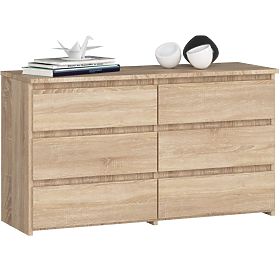 COMMODE CL100 6T PK CHÊNE SONOMA