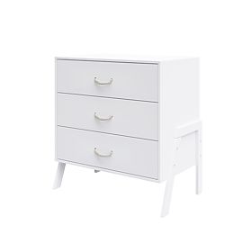 Commode CONE - WHITE avec table à langer