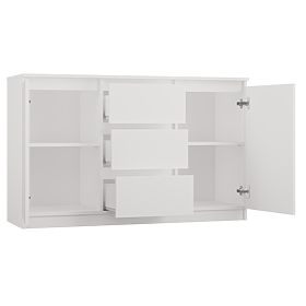 Commode COSTA 1D3S/2D3S BLANCHE