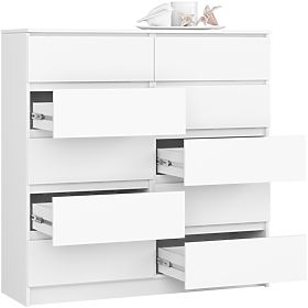 COMMODE K120 10TIROIRS CLP PK BLANCHE