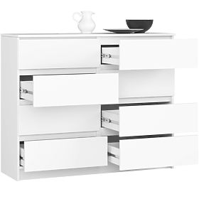 COMMODE K120 8TIROIRS BLANCHE