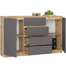 COMMODE K160 2D 4T CLP PK ARTISAN / GRIS
