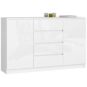 COMMODE K160 2D 4T CLP PK BLANC BRILLANT