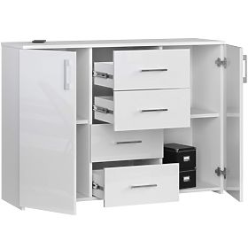 COMMODE K45 PK BLANC BRILLANT