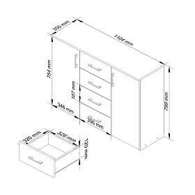 COMMODE K45 PK OLŠE
