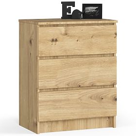 COMMODE K60 3TI CLP PK CHÊNE ARTISAN