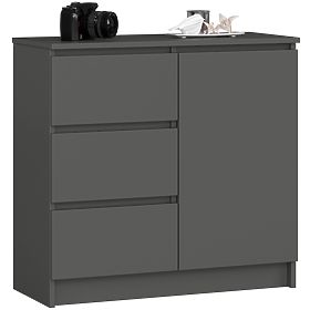 COMMODE K80 JERRY 1D 3T PK GRIS GRAPHITE