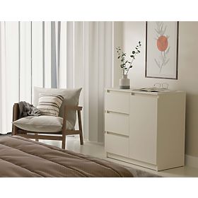 Commode Malwa 1D3S BEIGE CACHEMIRE