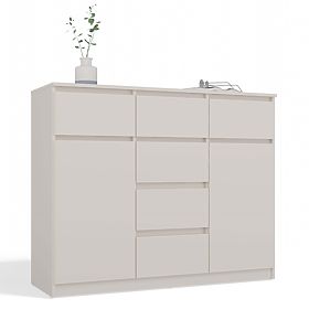 Commode Malwa 2D6S BEIGE CACHEMIRE